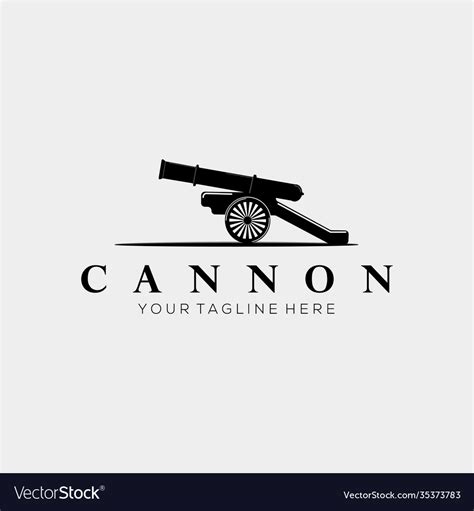 Cannon Logo Design Royalty Free Vector Image Vectorstock