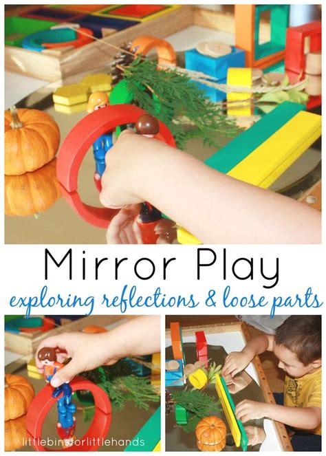 Preschool Discovery Table Mirror Play Science Experiments For