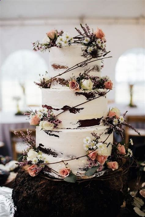 If that's not enough cake to. 20 Rustic Country Wedding Cake Ideas - Hi Miss Puff