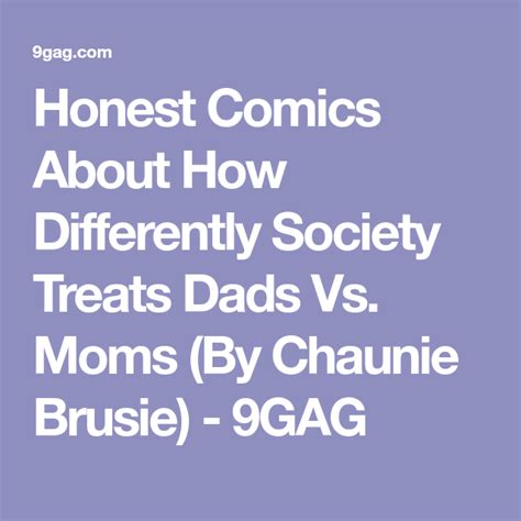 Honest Comics About How Differently Society Treats Dads Vs Moms By