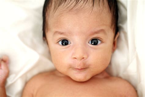 Newborn Baby With Bright Dark Eyes Wyoming Department Of Health