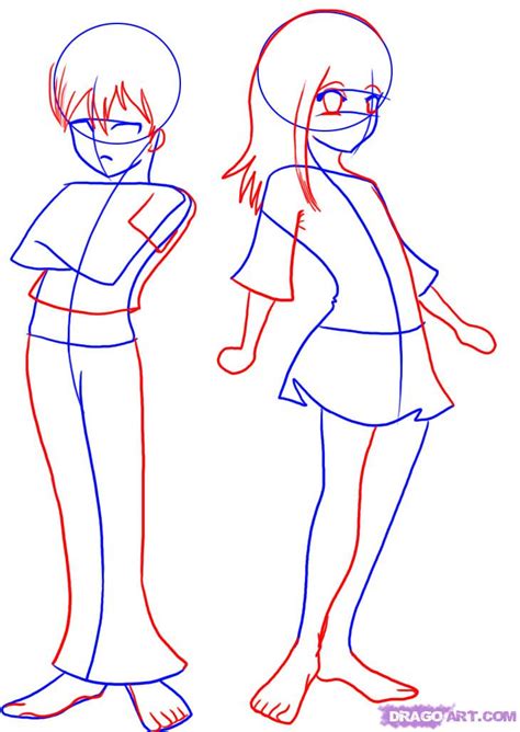 Cool Anime Girl Body Outline Drawing | Sistos Haven