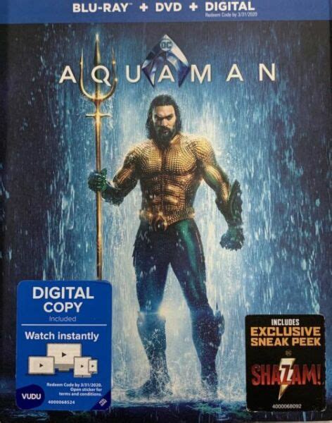 Aquaman Blu Ray Disc 2019 For Sale Online Ebay