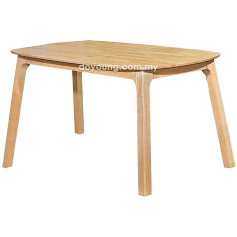 Arvid 150180cm Rubberwood Dining Table
