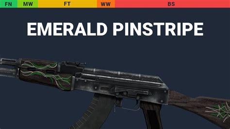 Ak 47 Emerald Pinstripe Skin Float And Wear Preview Youtube