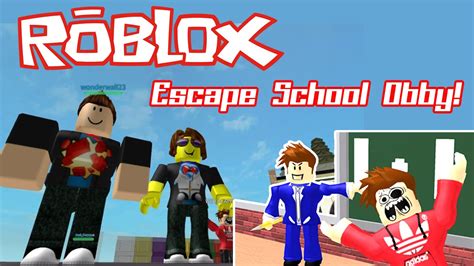 Roblox Escape School Obby Can We Get Out Youtube