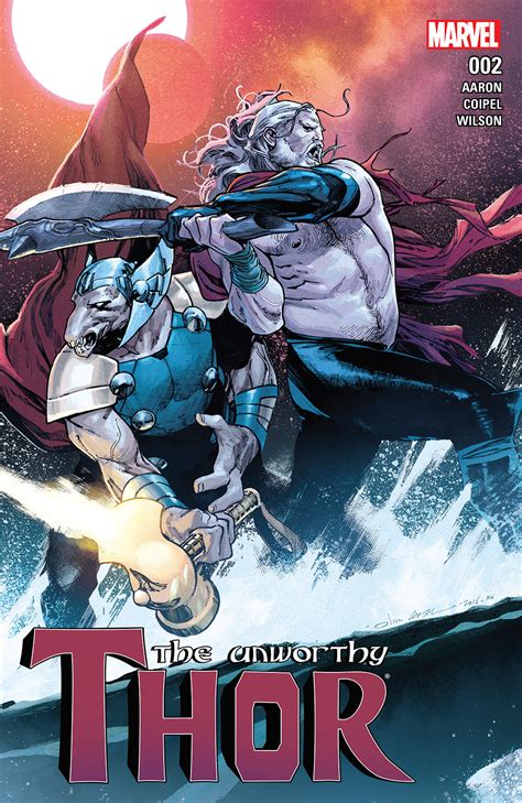 The Unworthy Thor 2016 2 Comic Issues Marvel