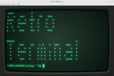 Get A Vintage Linux Terminal With Cool Retro Terminal
