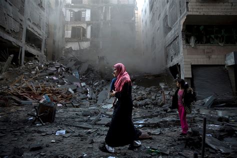 Gaza Homes Tv Station Building Bombed By Israel Conflict Al Jazeera