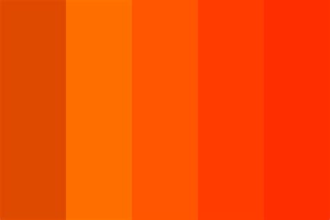 Orange Audition Color Palette