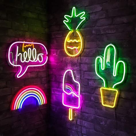 Neon Led Lights Neon Lamp Neon Signs Neon Lights Party