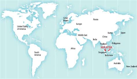 Map Of Where Malaysia Is Located Maps Of The World