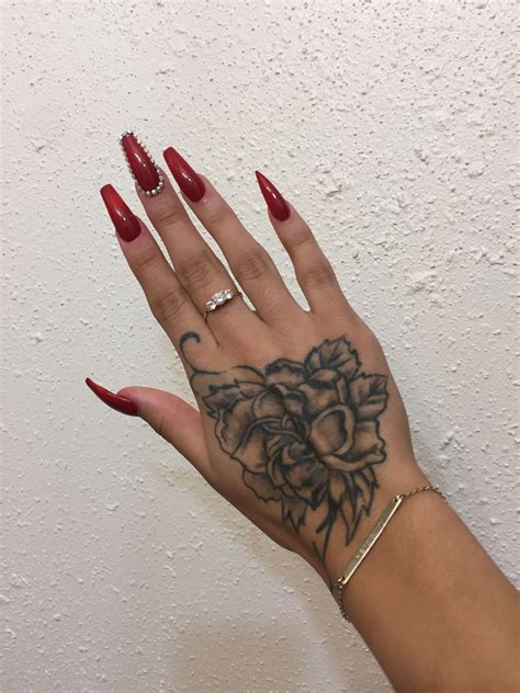 Cute and lovely tattoo designs and ideas for girls. 🌹 ️ @luvisa__ | Hand tattoos, Nail tattoo, Piercing tattoo