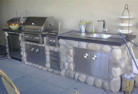 Meet The Flintstones Outdoor Kitchen Kitchen Concrete Furniture