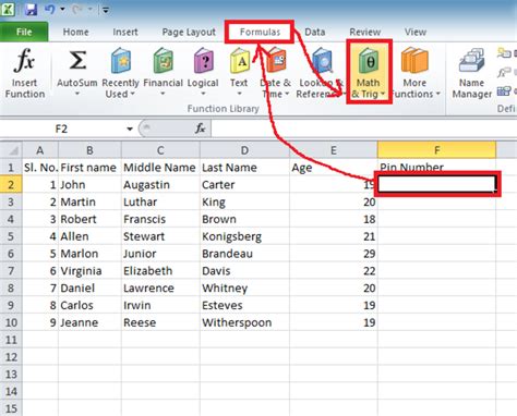 Process To Generate Random Pin Number In Excel The Easiest Process To