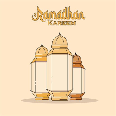 Premium Vector Ornamen Ramadhan