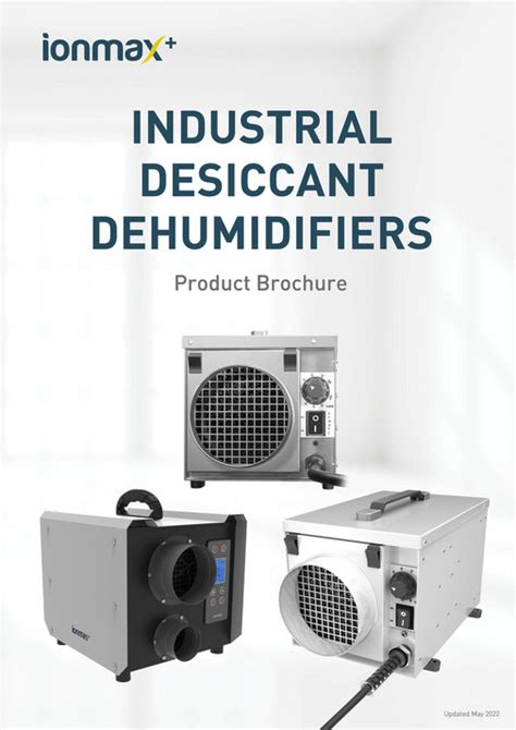 ionmax industrial desiccant dehumidifiers brochure page 1 created with