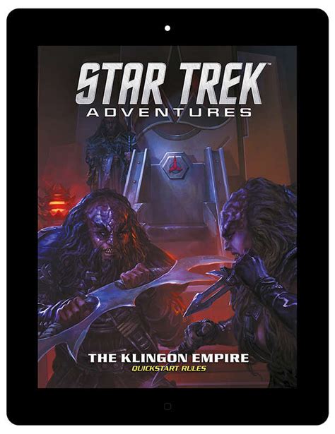 Star Trek Adventures Klingon Quickstart Modiphius Free Products