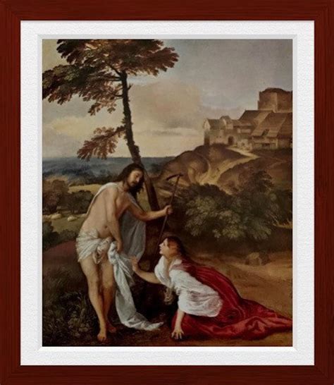 Noli Me Tangere Titian Inspirational Devotional 85x11 Inches Poster