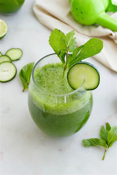 Blended Cucumber Gin Cocktail Delicious Recipes