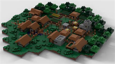 More Micro Minecraft Village Modules I Added End Caps To Give It A