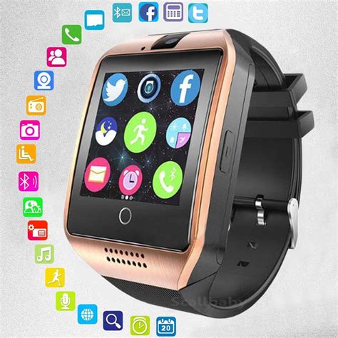 Buy Q18 Smart Watch Bluetooth Camera Support Sim Tf Card Wrist Bracelet