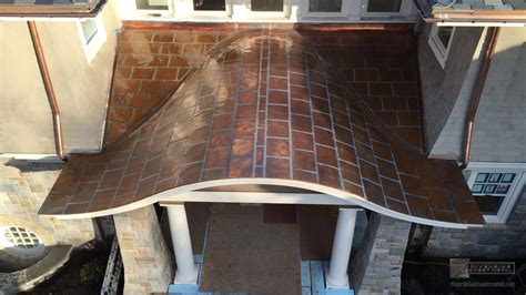 Flat Lock Copper Panel Roof Installation Massachusetts