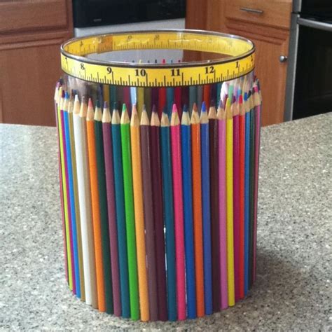 Craft Of The Week Colored Pencil Container Crafts Colored Pencils