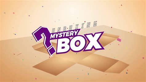 Unboxing Mystery Box Youtube