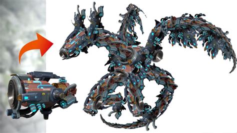 War Robots Havoc Dragon The Challenge Of Creating A Dragon By Combining Several Havoc Youtube