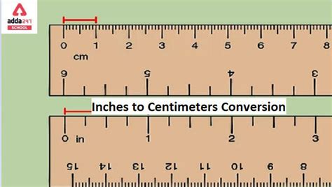 Van Inch Naar Cm Inch To Centimeter 1 In Centimeter