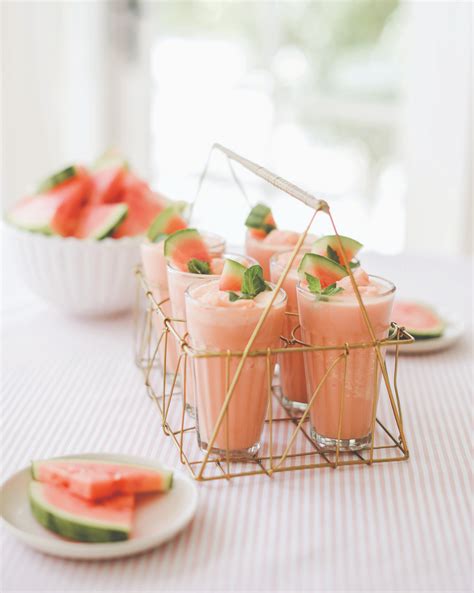 Recipe Watermelon Basil Slush Style At Home Sweet Drinks Wine And