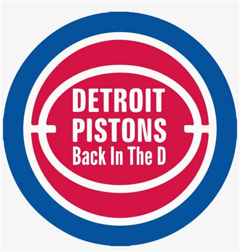 Detroit Pistons Vintage Back In The D Detroit Pistons Logo Vector