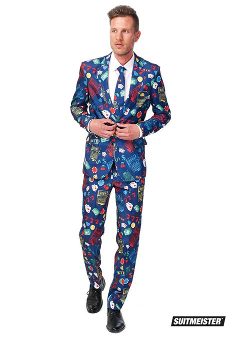 Mens Suitmeister Basic Vegas Suit Costume