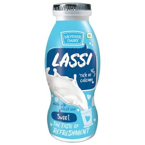Buy Mother Dairy Lassi Sweet Asli Refreshment Ml Bottle Online At