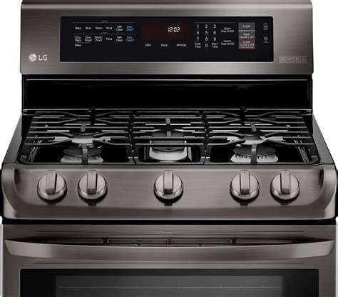 Lg 69 Cu Ft Self Cleaning Freestanding Double Oven Gas Range With