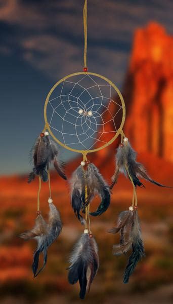 item owg013 6 1 2 classic leather feather and bead dream catcher just dreamcatchers