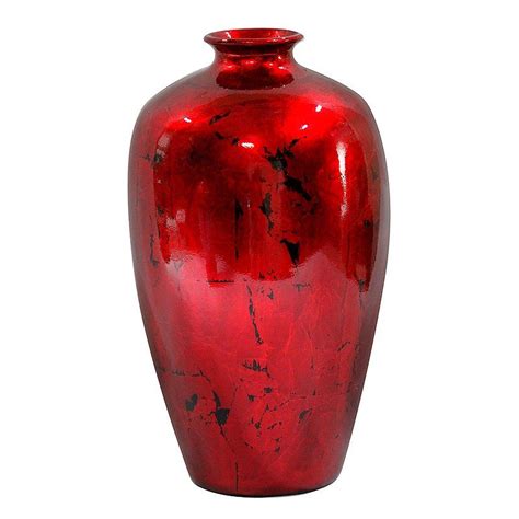 Red Vase Red Ceramic Vase Ceramic Vase Vases Decor