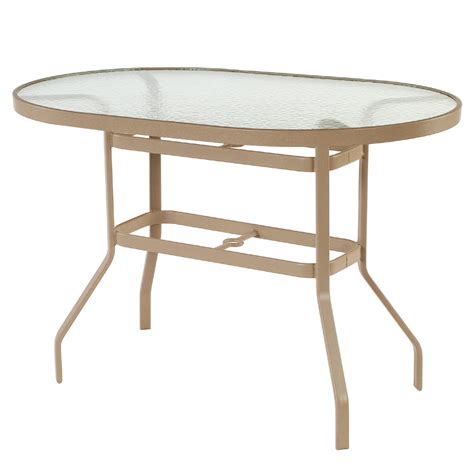 Glass table tops, glass table top replacement, glass patio table, rectangle glass table top and round glass table tops. Windward Glass 36" x 54" Oval Balcony Table | KD3654-36G