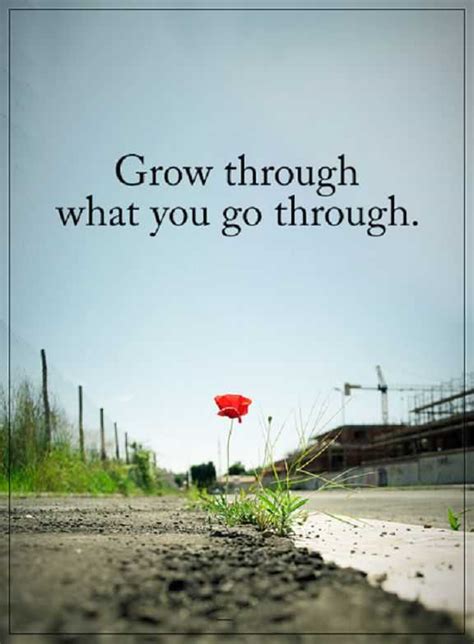 Inspirational Life Quotes Life Sayings What You Go Through Grow It