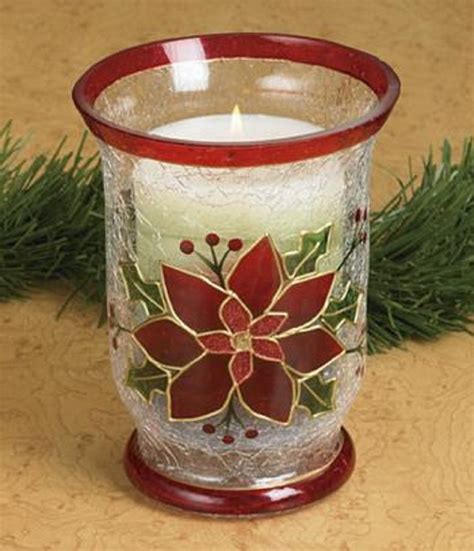 Poinsettia Candle Holders Christmas Wikii