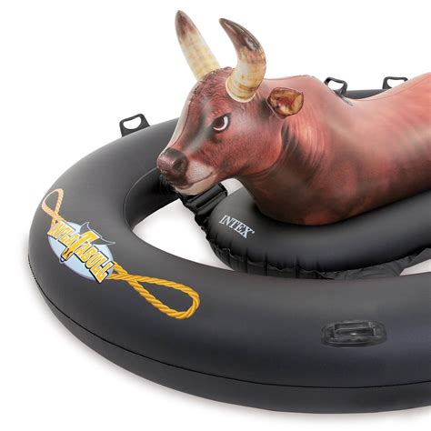 Intex Inflatabull Bull Riding Inflatable Swimming Pool Lake Fun Float