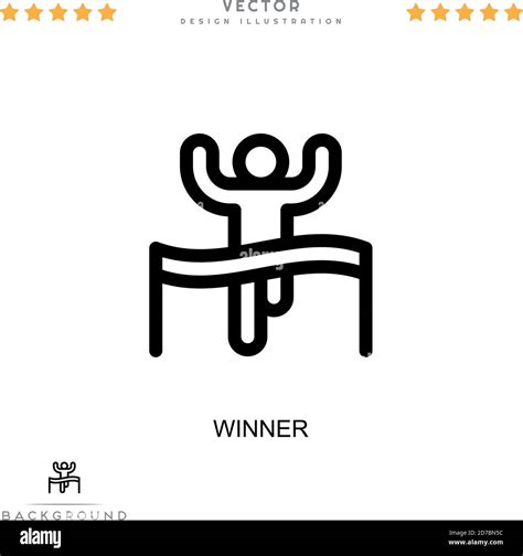 Winner Icon Simple Element From Digital Disruption Collection Line