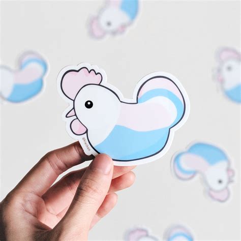 Chicken Vinyl Sticker Kiwihen Design