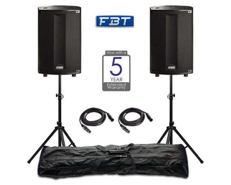 Fbt Promaxx 114a Pair With Stands And Cables Getinthemix