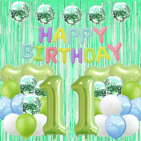 Sweet 11th Birthday Balloon 11th Birthday Decorations Happy 11th