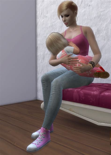 Happy first Birthday Poses for Mother and Toddler by buitefr1 at Mod The Sims » Sims 4 Updates