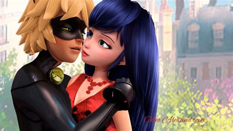 Miraculous Ladybug Chloe And Adrian Kiss