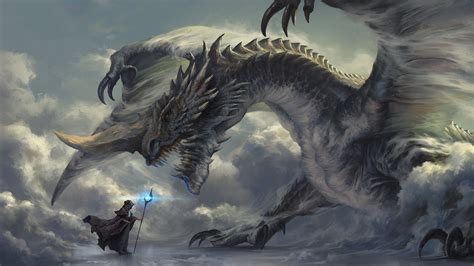 Download Staff Fantasy Dragon Hd Wallpaper By Carter Adair