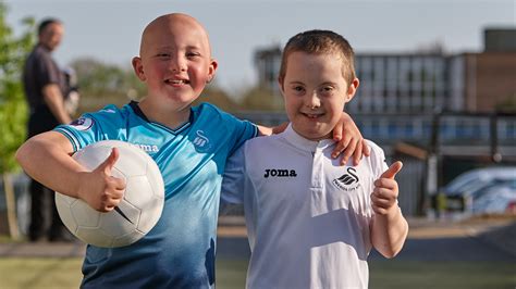 Downs Syndrome Football Sessions A Big Success Swansea